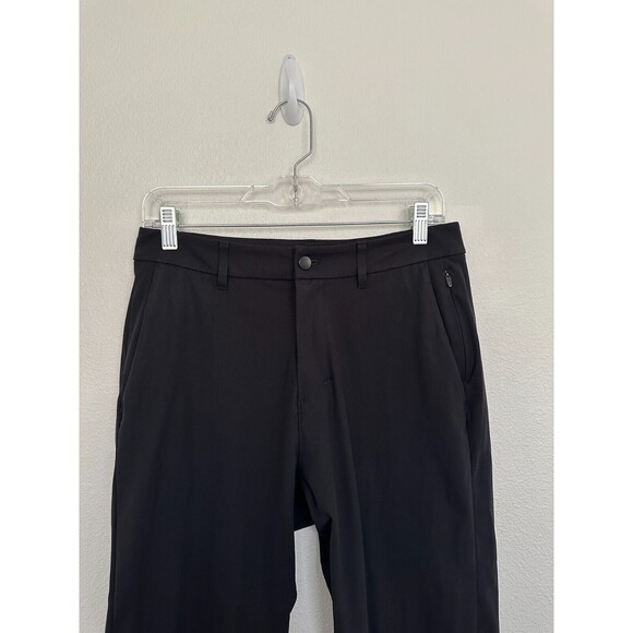 Lululemon Commission Slim-Fit Pant 28"L Warpstreme Asia Fit Black Men's Size 31 - Picture 3 of 10